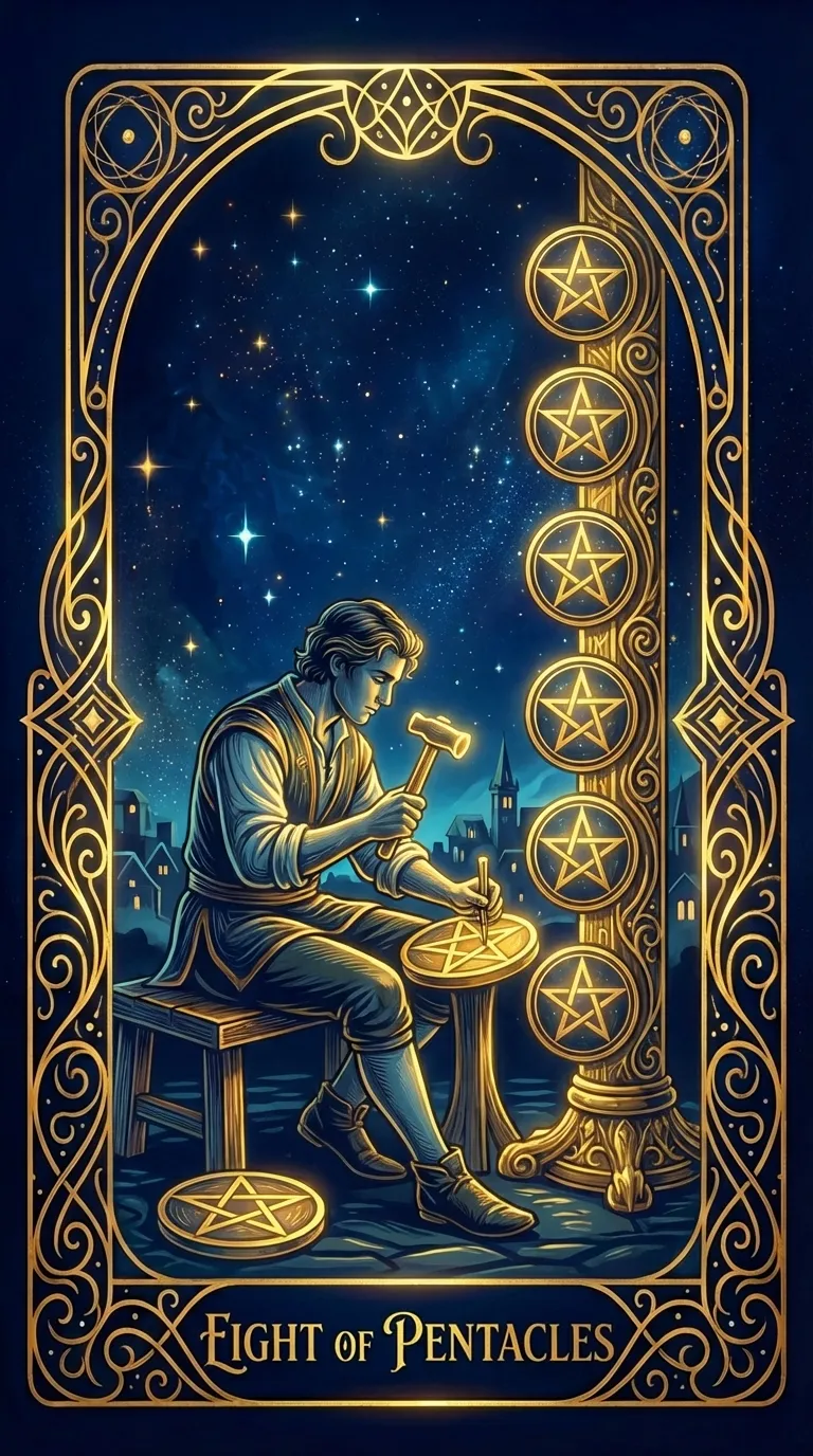 Eight of Pentacles