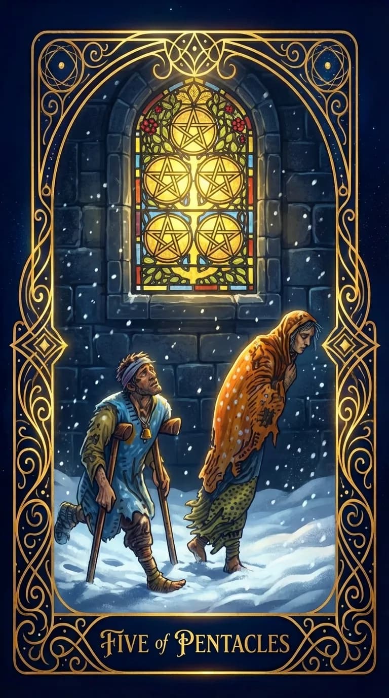 Five of Pentacles