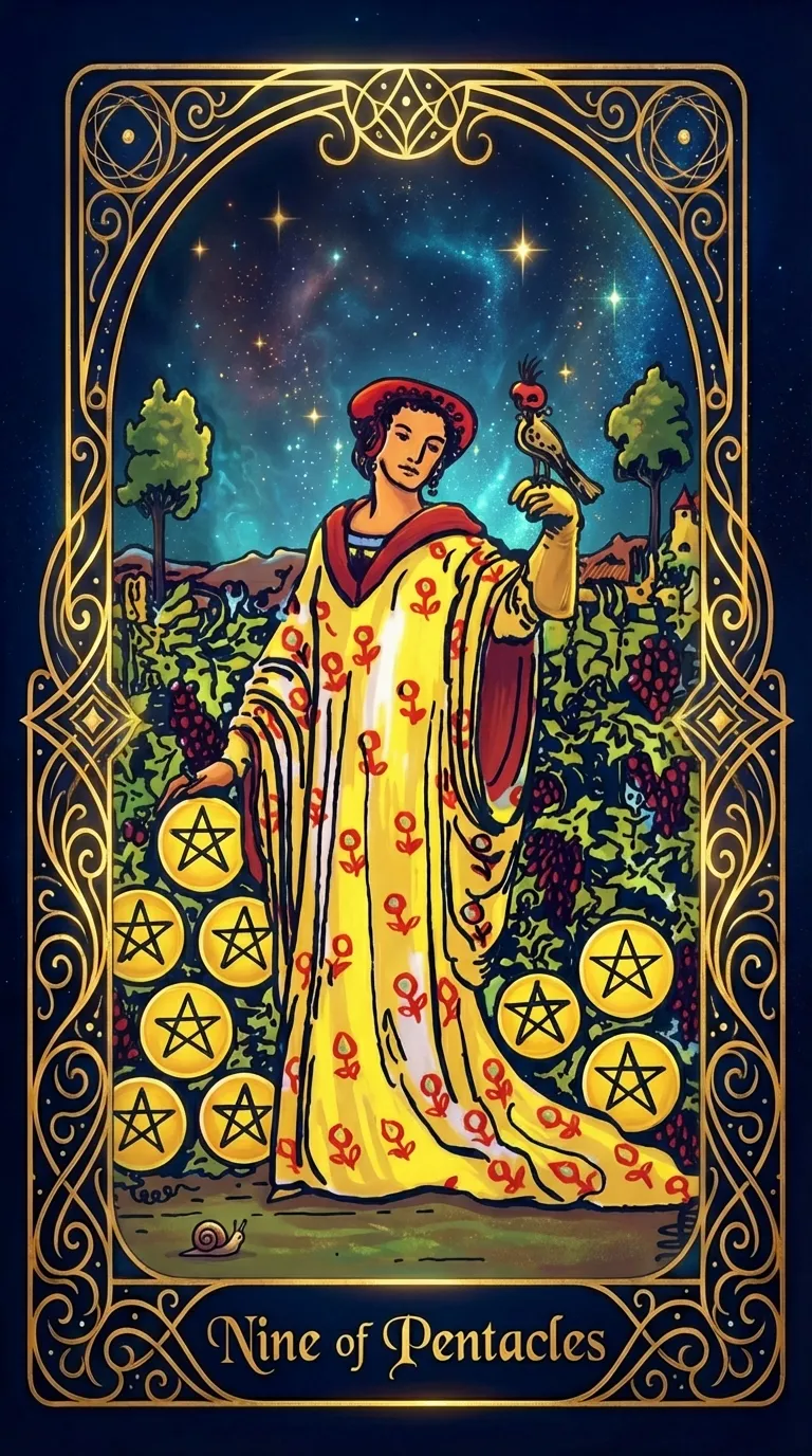 Nine of Pentacles